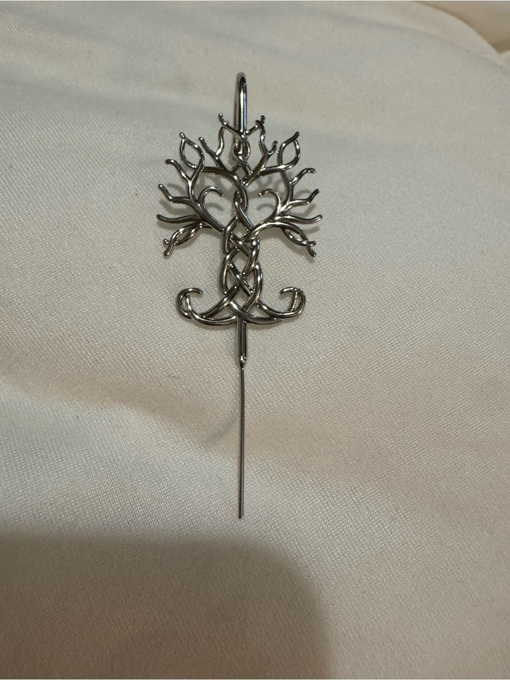 Silver Tree of Life Celtic Drop Earring